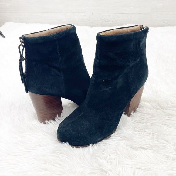 Jeffrey Campbell Rumble Homemade Havana Last Suede High Heel Booties - Picture 2 of 15